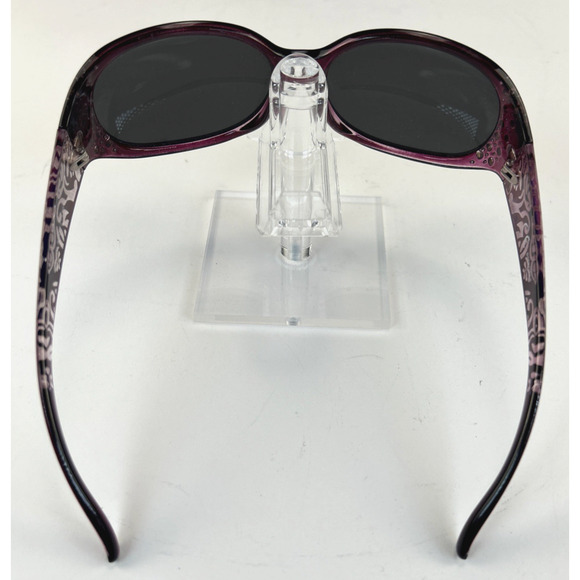 Polarized Women's Dark Burgundy w/ SilverRhinestones H0008 FRAMES ONLY - Picture 7 of 12